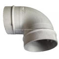 Aluminum gravity casting pipe elbow